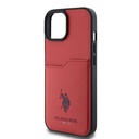 Apple iPhone 15 Uyumlu Kılıf U.S. Polo Assn. Orjinal Lisanslı Baskı Logolu PU Kartlıklı Kapak - 4