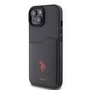 Apple iPhone 15 Uyumlu Kılıf U.S. Polo Assn. Orjinal Lisanslı Baskı Logolu PU Kartlıklı Kapak - 8