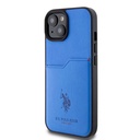 Apple iPhone 15 Uyumlu Kılıf U.S. Polo Assn. Orjinal Lisanslı Baskı Logolu PU Kartlıklı Kapak - 15