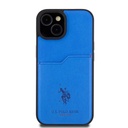 Apple iPhone 15 Uyumlu Kılıf U.S. Polo Assn. Orjinal Lisanslı Baskı Logolu PU Kartlıklı Kapak - 16