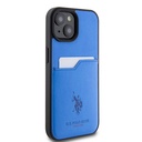 Apple iPhone 15 Uyumlu Kılıf U.S. Polo Assn. Orjinal Lisanslı Baskı Logolu PU Kartlıklı Kapak - 17