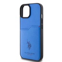 Apple iPhone 15 Uyumlu Kılıf U.S. Polo Assn. Orjinal Lisanslı Baskı Logolu PU Kartlıklı Kapak - 18