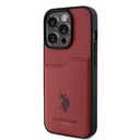 Apple iPhone 15 Pro Uyumlu Kılıf U.S. Polo Assn. Orjinal Lisanslı Baskı Logolu PU Kartlıklı Kapak - 22