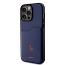Apple iPhone 15 Pro Max Uyumlu Kılıf U.S. Polo Assn. Orjinal Lisanslı Baskı Logolu PU Kartlıklı Kapak - 15