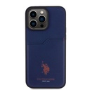 Apple iPhone 15 Pro Max Uyumlu Kılıf U.S. Polo Assn. Orjinal Lisanslı Baskı Logolu PU Kartlıklı Kapak - 16