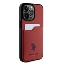 Apple iPhone 15 Pro Max Uyumlu Kılıf U.S. Polo Assn. Orjinal Lisanslı Baskı Logolu PU Kartlıklı Kapak - 24