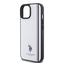 Apple iPhone 15 Uyumlu Kılıf U.S. Polo Assn. Orjinal Lisanslı Üç Renk Şerit Tasarımlı Baskı Logolu Kapak - 5
