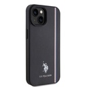 Apple iPhone 15 Uyumlu Kılıf U.S. Polo Assn. Orjinal Lisanslı Üç Renk Şerit Tasarımlı Baskı Logolu Kapak - 10