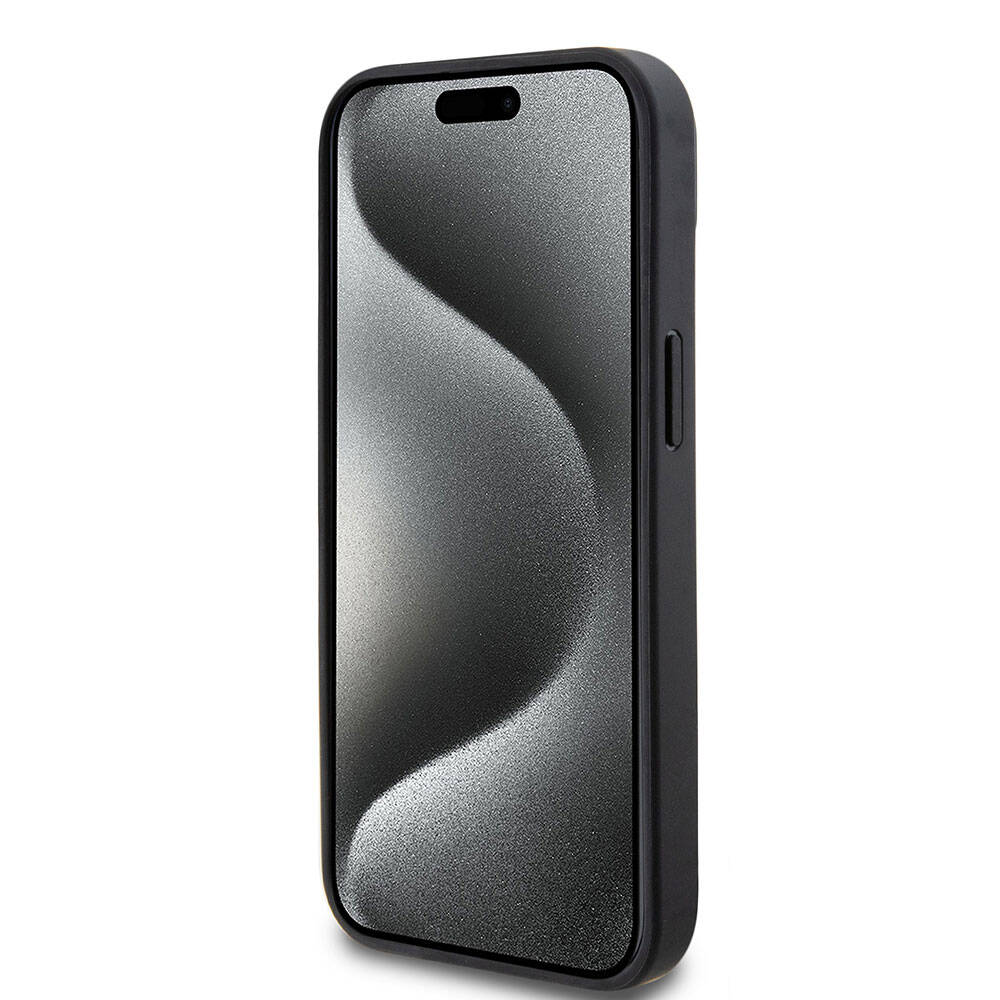 Apple iPhone 15 Uyumlu Kılıf U.S. Polo Assn. Orjinal Lisanslı Üç Renk Şerit Tasarımlı Baskı Logolu Kapak - 25