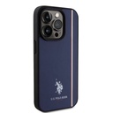 Apple iPhone 15 Pro Uyumlu Kılıf U.S. Polo Assn. Orjinal Lisanslı Üç Renk Şerit Tasarımlı Baskı Logolu Kapak - 3