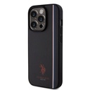 Apple iPhone 15 Pro Uyumlu Kılıf U.S. Polo Assn. Orjinal Lisanslı Üç Renk Şerit Tasarımlı Baskı Logolu Kapak - 8