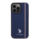 Apple iPhone 15 Pro Max Uyumlu Kılıf U.S. Polo Assn. Orjinal Lisanslı Üç Renk Şerit Tasarımlı Baskı Logolu Kapak - 16