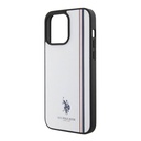 Apple iPhone 15 Pro Max Uyumlu Kılıf U.S. Polo Assn. Orjinal Lisanslı Üç Renk Şerit Tasarımlı Baskı Logolu Kapak - 26