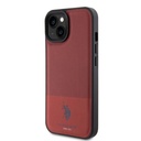 Apple iPhone 15 Uyumlu Kılıf U.S. Polo Assn. Orjinal Lisanslı Suni Deri Arka Yüzey Baskı Logolu Örgü Desenli Kapak - 22
