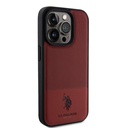 Apple iPhone 15 Pro Uyumlu Kılıf U.S. Polo Assn. Orjinal Lisanslı Suni Deri Arka Yüzey Baskı Logolu Örgü Desenli Kapak - 3