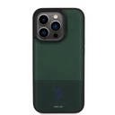 Apple iPhone 15 Pro Uyumlu Kılıf U.S. Polo Assn. Orjinal Lisanslı Suni Deri Arka Yüzey Baskı Logolu Örgü Desenli Kapak - 16