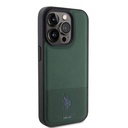 Apple iPhone 15 Pro Uyumlu Kılıf U.S. Polo Assn. Orjinal Lisanslı Suni Deri Arka Yüzey Baskı Logolu Örgü Desenli Kapak - 17