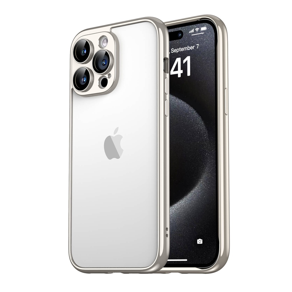 Apple iPhone 15 Pro Uyumlu Kılıf Zore Kamera Korumalı Bontez Bumper - 1