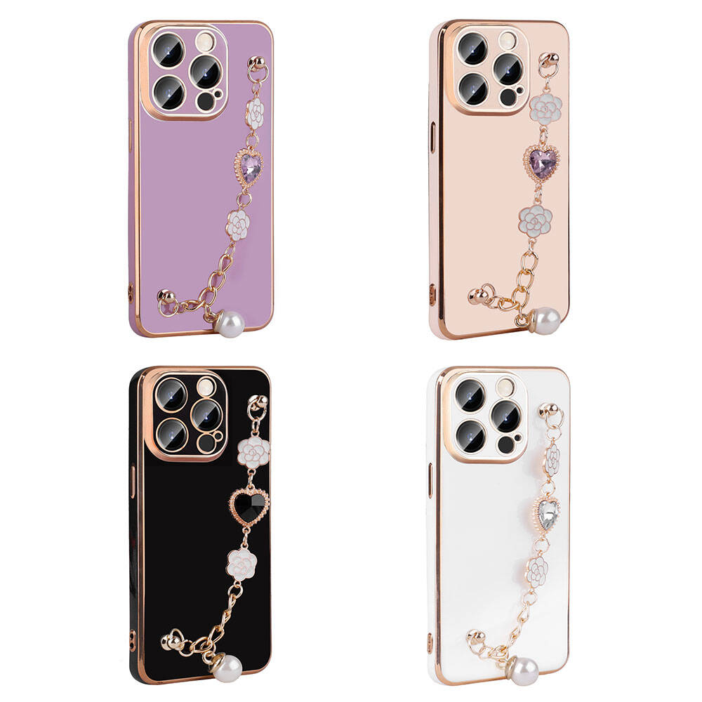 Apple iPhone 15 Pro Max Uyumlu Kılıf El Tutamaçlı Kamera Korumalı Zore Taka Silikon Kapak - 3