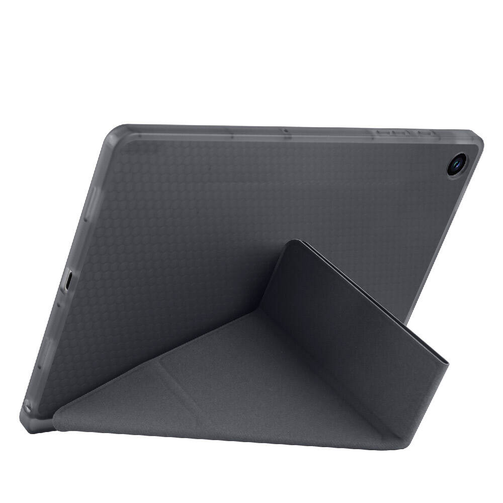 Samsung Galaxy Tab A9 Uyumlu Kılıf Zore Tri Folding Kalem Bölmeli Standlı Kılıf - 12