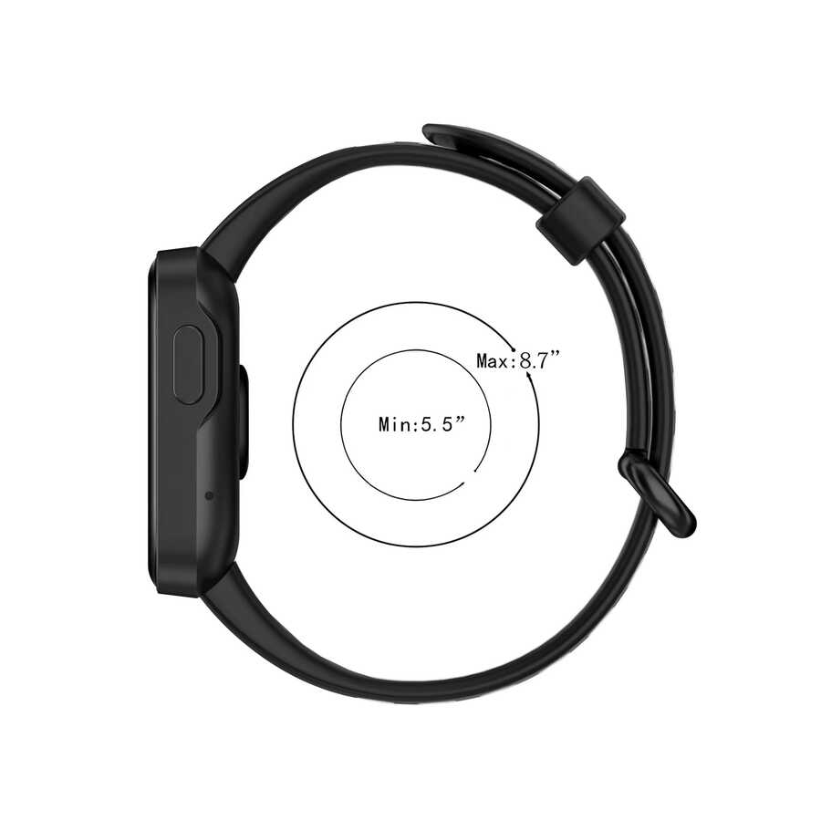 Xiaomi Redmi Watch 2 Lite Uyumlu KRD-02 Silikon Kordon - 4