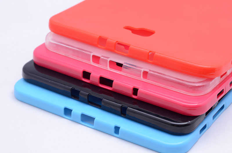 Samsung Galaxy Tab A 10.1 (2016) P585 Kılıf Zore Tablet Süper Silikon Kapak - 1