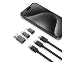 Wiwu Wi-C031 Concise Serisi 3in1 Type-C to USB-A/Type-C/Lightning Adaptör Paketi - 5