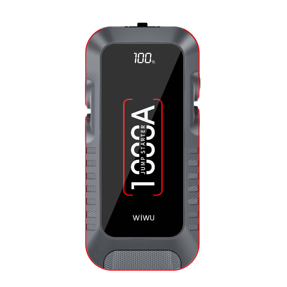 Wiwu Wi-JS001 LED Işıklı Araç Akü Acil Durum Takviye Güç Kaynağı Powerbank 12V 37W 10000mAh - 2
