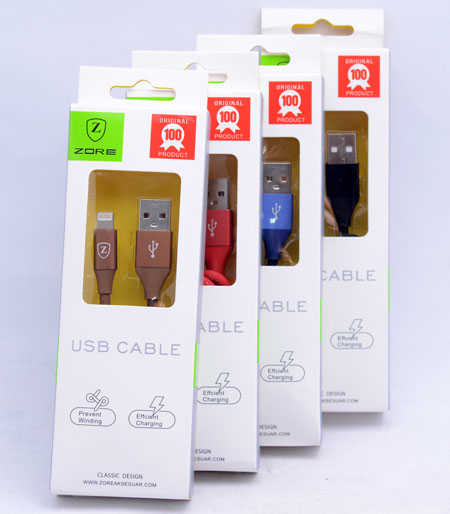 Zore Metal Uçlu Lightning Usb Kablo - 3