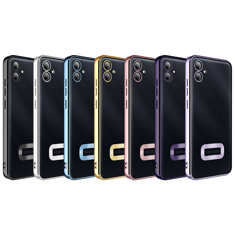 Samsung Galaxy A05 Uyumlu Kılıf Kamera Korumalı Logo Gösteren Zore Omega Kapak - 1