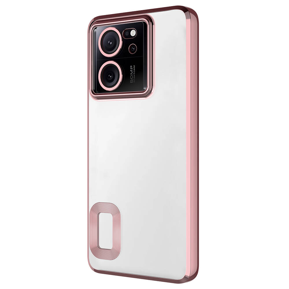 Xiaomi Mi 13T Pro Uyumlu Kılıf Kamera Korumalı Logo Gösteren Zore Omega Kapak - 3