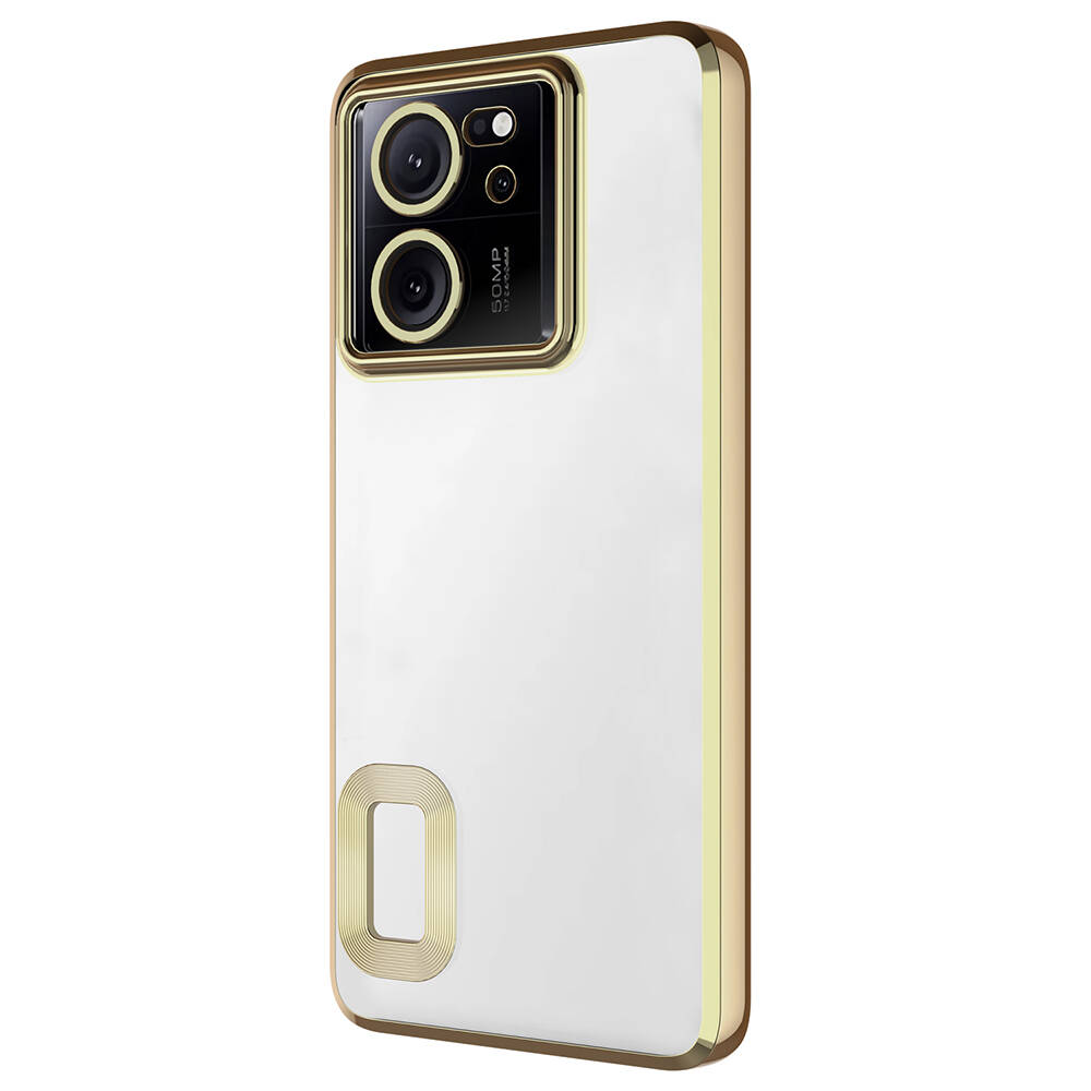 Xiaomi Mi 13T Pro Uyumlu Kılıf Kamera Korumalı Logo Gösteren Zore Omega Kapak - 4