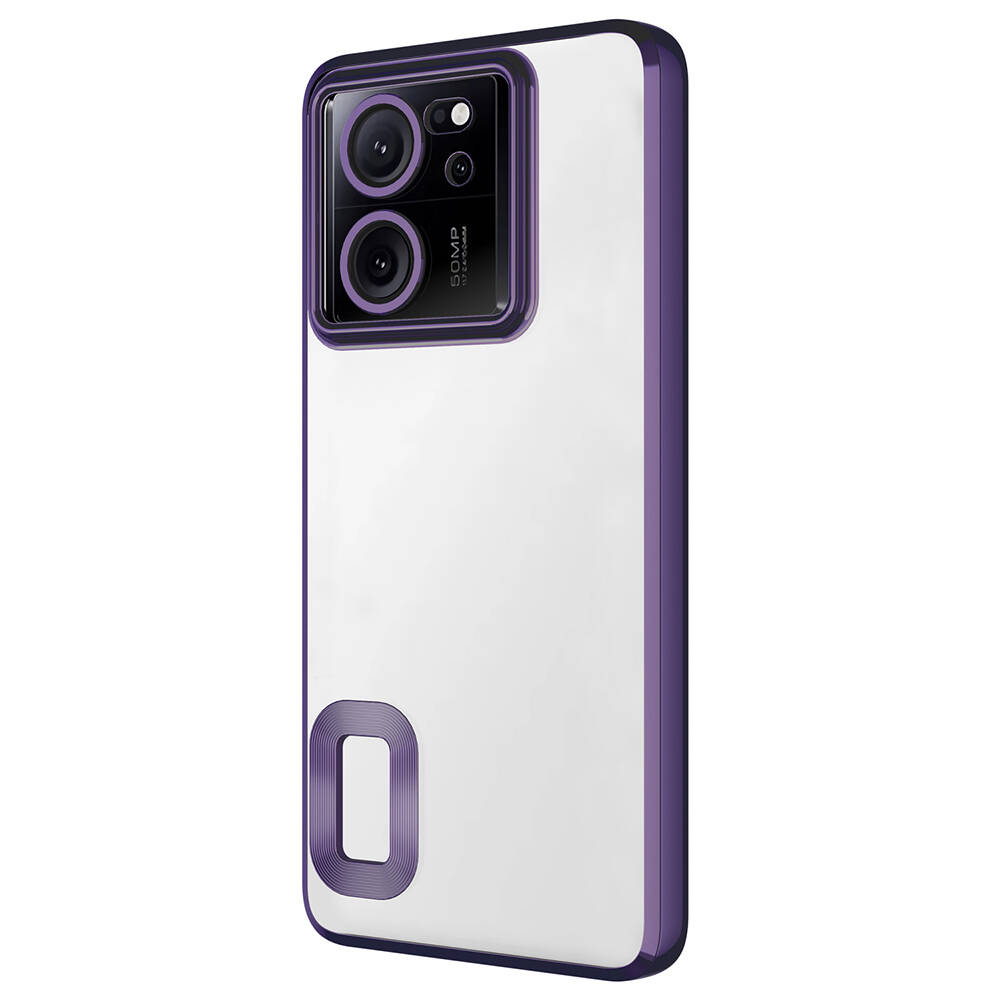 Xiaomi Mi 13T Pro Uyumlu Kılıf Kamera Korumalı Logo Gösteren Zore Omega Kapak - 5