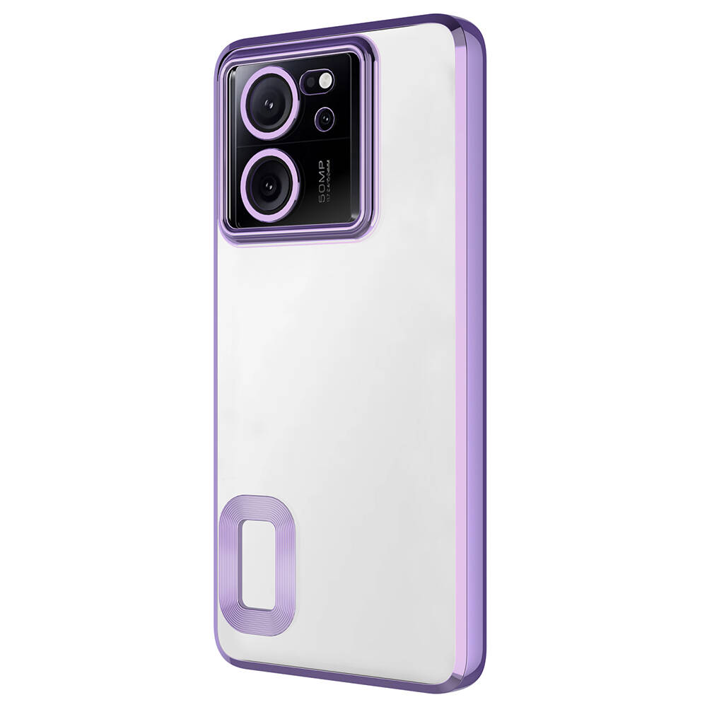 Xiaomi Mi 13T Pro Uyumlu Kılıf Kamera Korumalı Logo Gösteren Zore Omega Kapak - 8