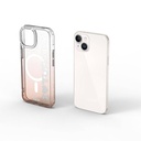 Apple iPhone 15 Uyumlu Kılıf Magsafe Şarj Özellikli Transparan Renk Geçişli Wiwu Turkey C Serisi Kapak - 7