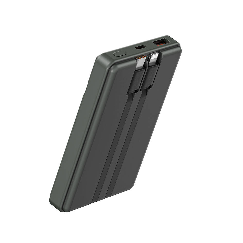 Wiwu Wi-P004 Trunk Serisi Type-C Lightning Çıkışlı Taşınabilir Powerbank PD 22.5W 10000mAh - 5