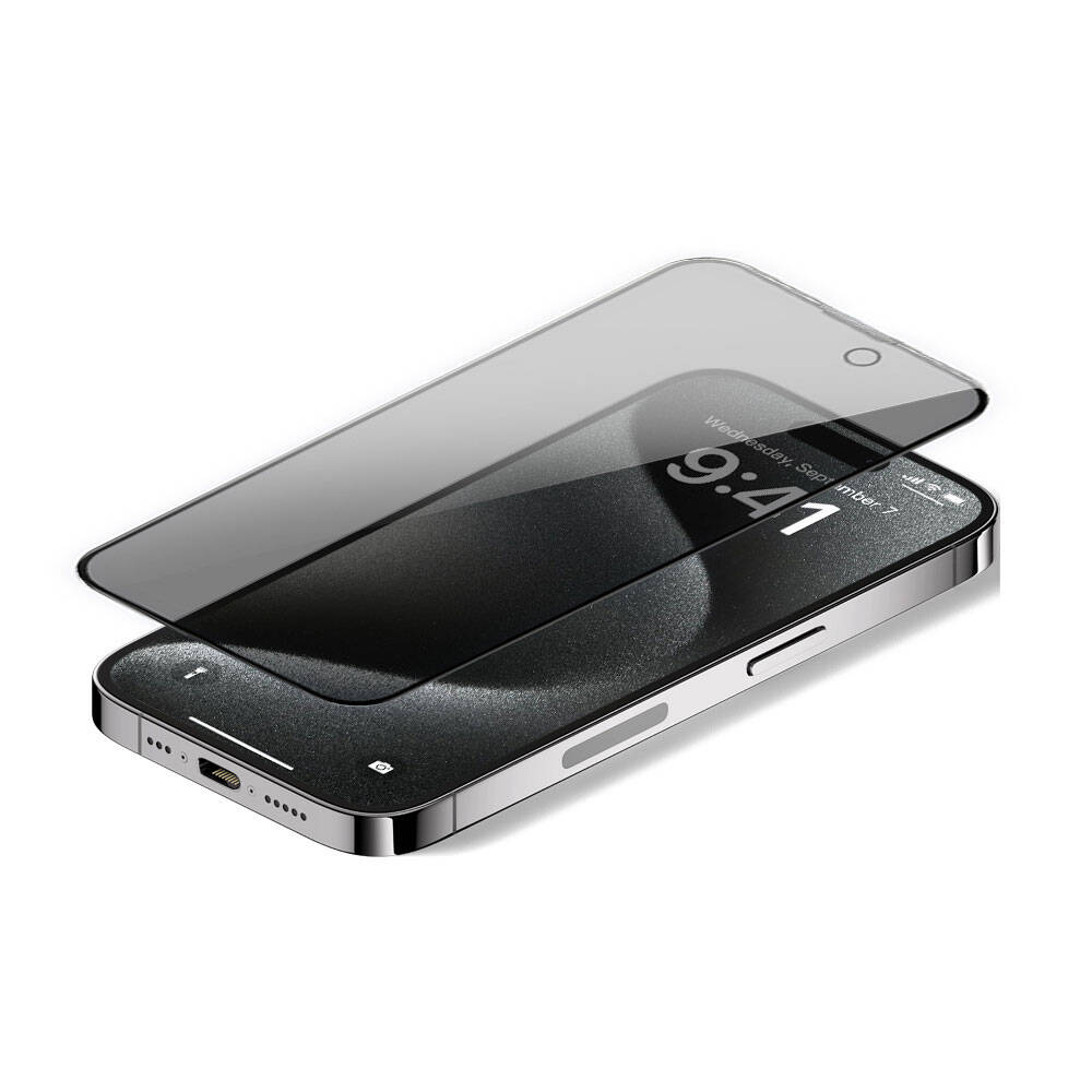 Apple iPhone 15 Pro Max Uyumlu Wiwu iPrivacy HD Anti-Peep Ekran Koruyucu - 2