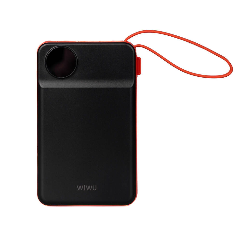 Wiwu Wi-P007 LED Ekranlı Akıllı Saat Kablosuz Şarj Özellikli Taşınabilir Powerbank 10000mAh 22.5W - 3