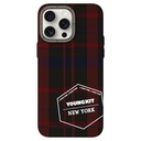 Apple iPhone 14 Pro Uyumlu Kılıf Ekose Desenli Youngkit Gezhi Serisi Kapak - 6