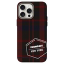Apple iPhone 15 Pro Max Uyumlu Kılıf Ekose Desenli Youngkit Gezhi Serisi Kapak - 6