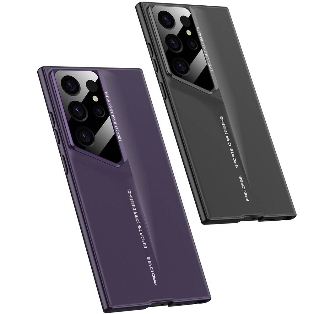 Samsung Galaxy S24 Ultra Uyumlu Kılıf Ultra İnce Kameralı Korumalı Sert Rubber Zore Procase Kapak - 7