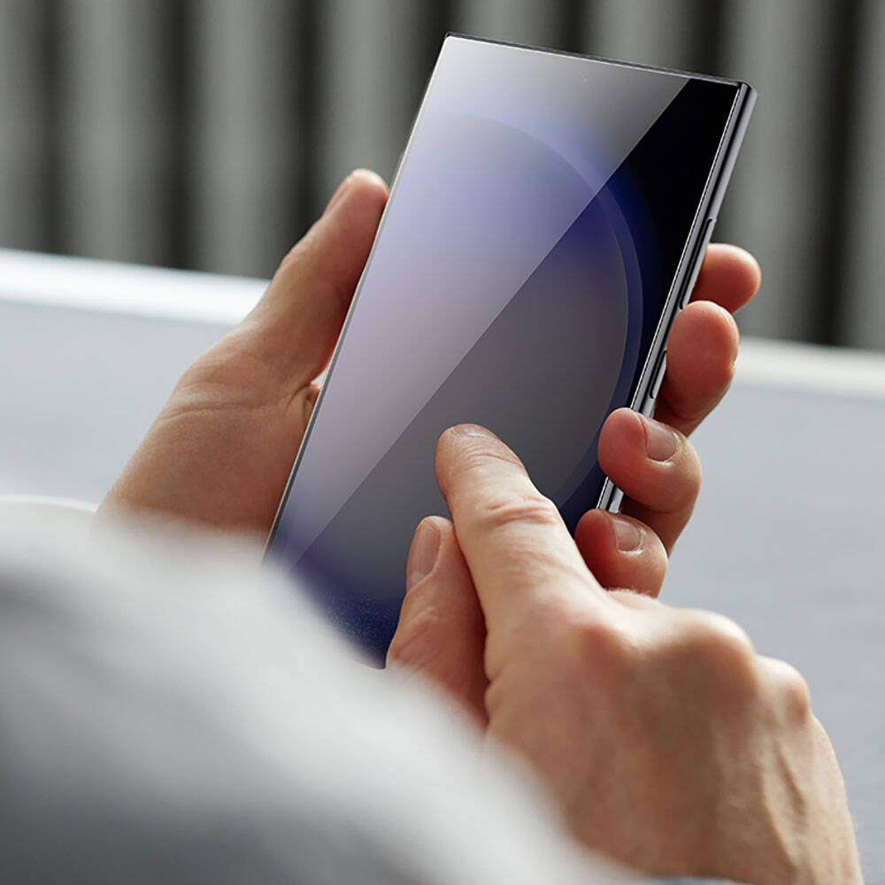 Samsung Galaxy S24 Ultra Uyumlu Benks Ultra Shield 0.3mm Privacy Ekran Koruyucu + Kolay Uygulama Aparatlı - 1