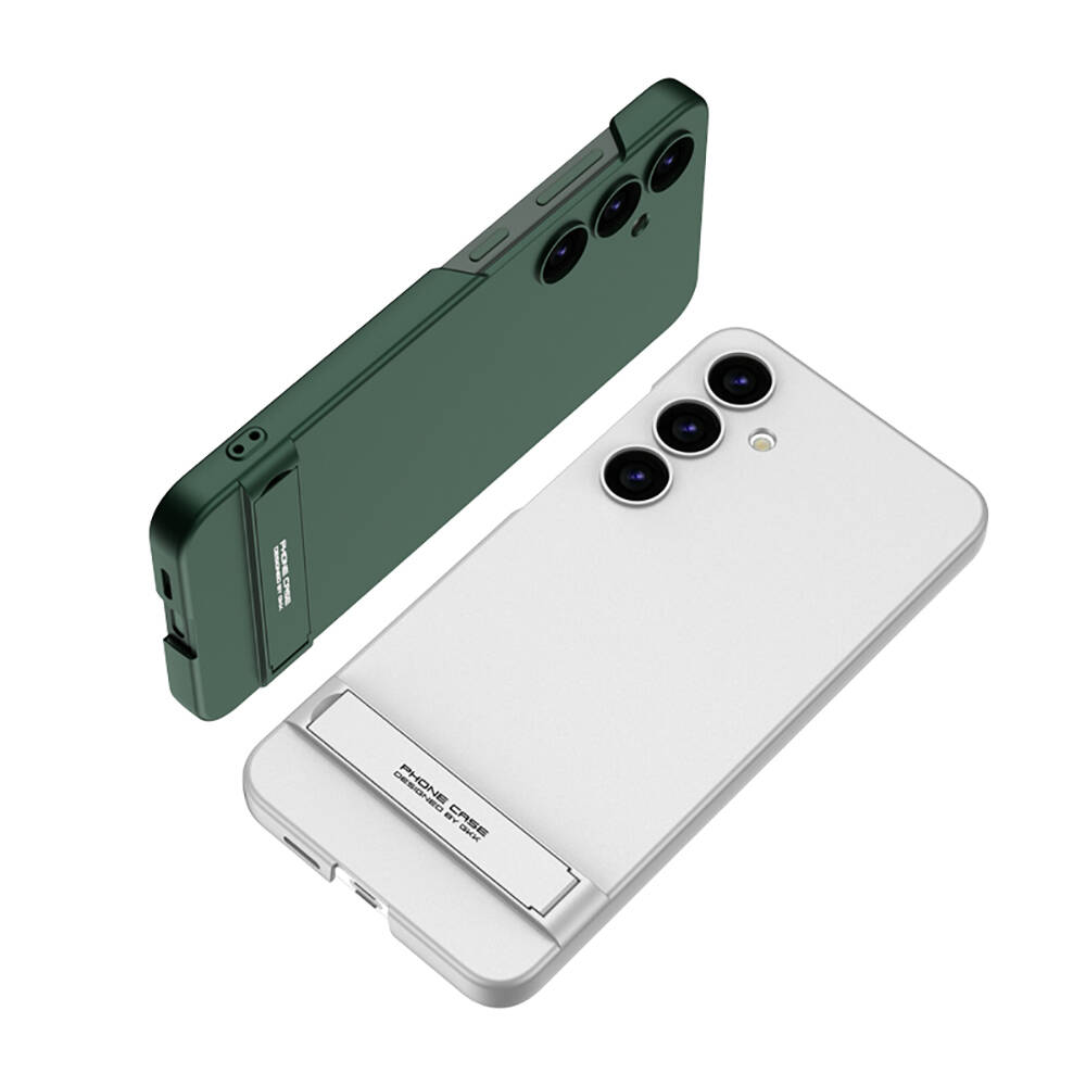 Samsung Galaxy S24 Plus Uyumlu Kılıf Zore Kamera Korumalı Dikey Standlı Ays Kapak - 4