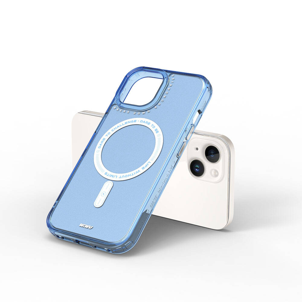 Apple iPhone 15 Uyumlu Kılıf Magsafe Şarj Özellikli Wiwu Basic Color J Serisi Kapak - 7