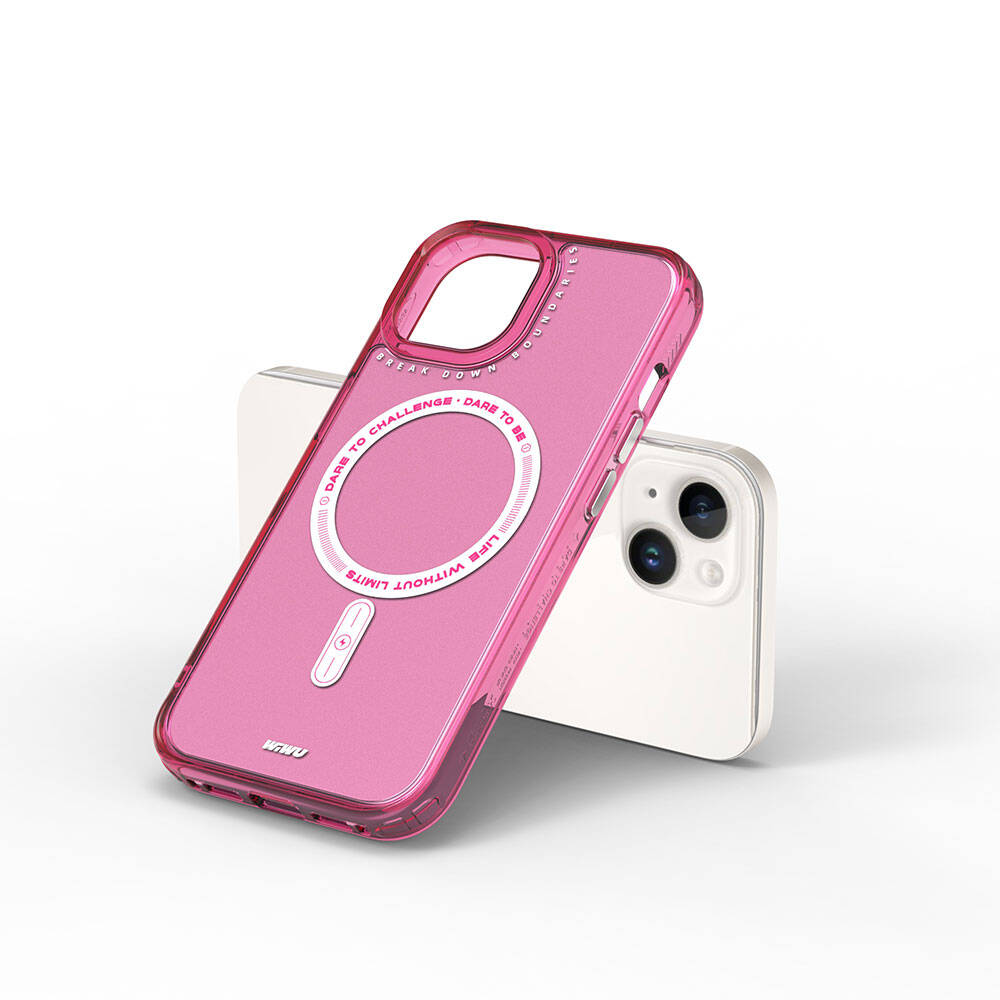 Apple iPhone 15 Uyumlu Kılıf Magsafe Şarj Özellikli Wiwu Basic Color J Serisi Kapak - 15