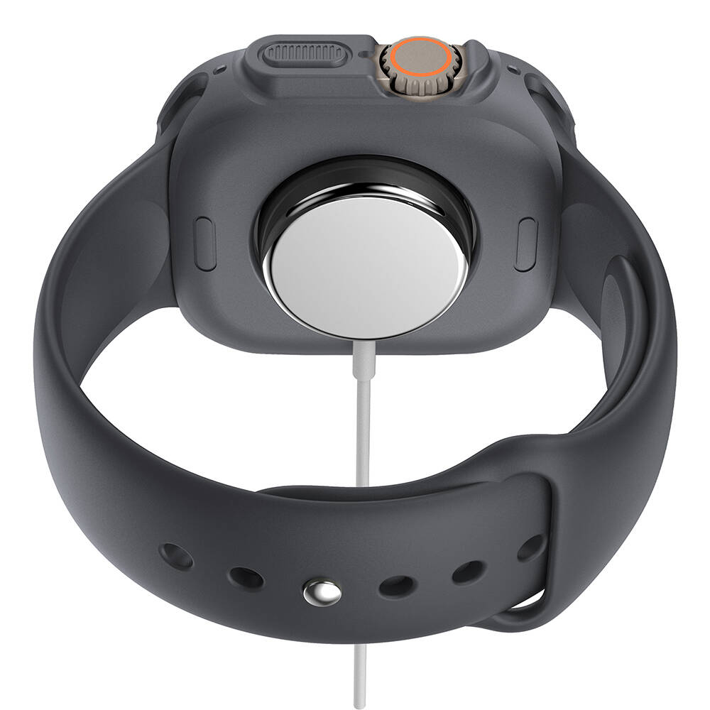Apple Watch Ultra 49mm Uyumlu Silikon TPU Kasa Koruyucu Zore Watch Gard 31 - 8