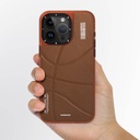 Apple iPhone 15 Pro Max Uyumlu Kılıf Magsafe Şarj Özellikli Youngkit Backboard Serisi Leather Kapak - 2