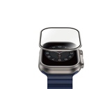 Apple Watch Ultra 49mm Uyumlu Wiwu Wi-JD106 Easy Install Akıllı Saat Temperli Cam Ekran Koruyucu - 1