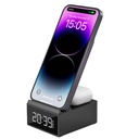 Wiwu Wi-W011 Platinum 3in1 Dijital Saatli ve Alarmlı Hızlı Şarj Özellikli Magnetik Kablosuz Şarj Standı - 1
