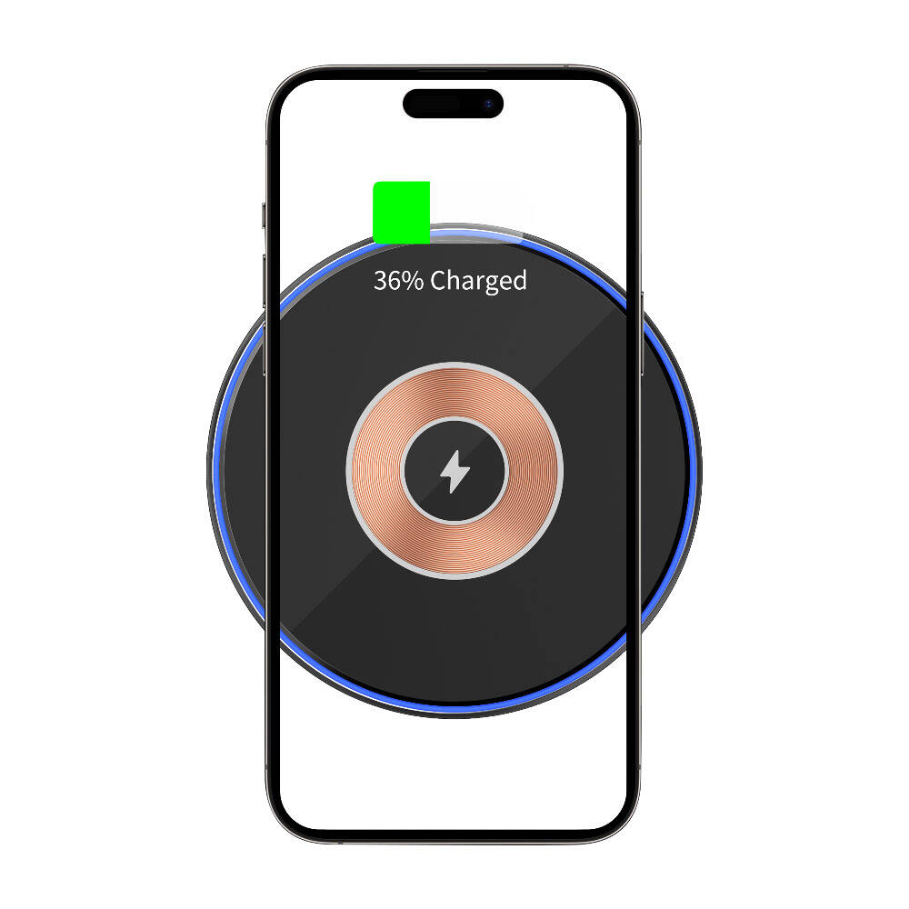 Wiwu Wi-W013 Quantus 15W Hızlı Şarj Özellikli Masaüstü Wireless Şarj Aleti - 3
